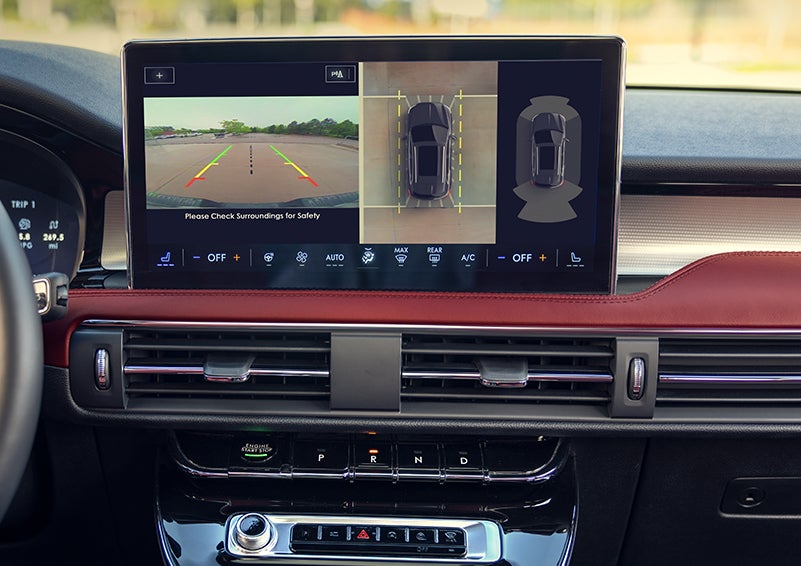 The large center touchscreen of a 2024 Lincoln Corsair® SUV is shown. | Carman Lincoln in New Castle DE