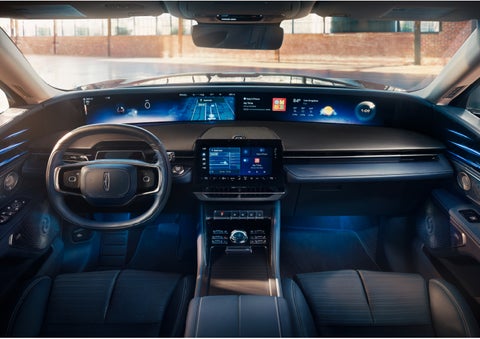 The panoramic display is shown in a 2024 Lincoln Nautilus® SUV. | Carman Lincoln in New Castle DE