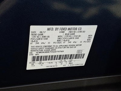 2017 Ford Explorer Base