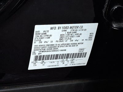 2022 Ford Explorer ST