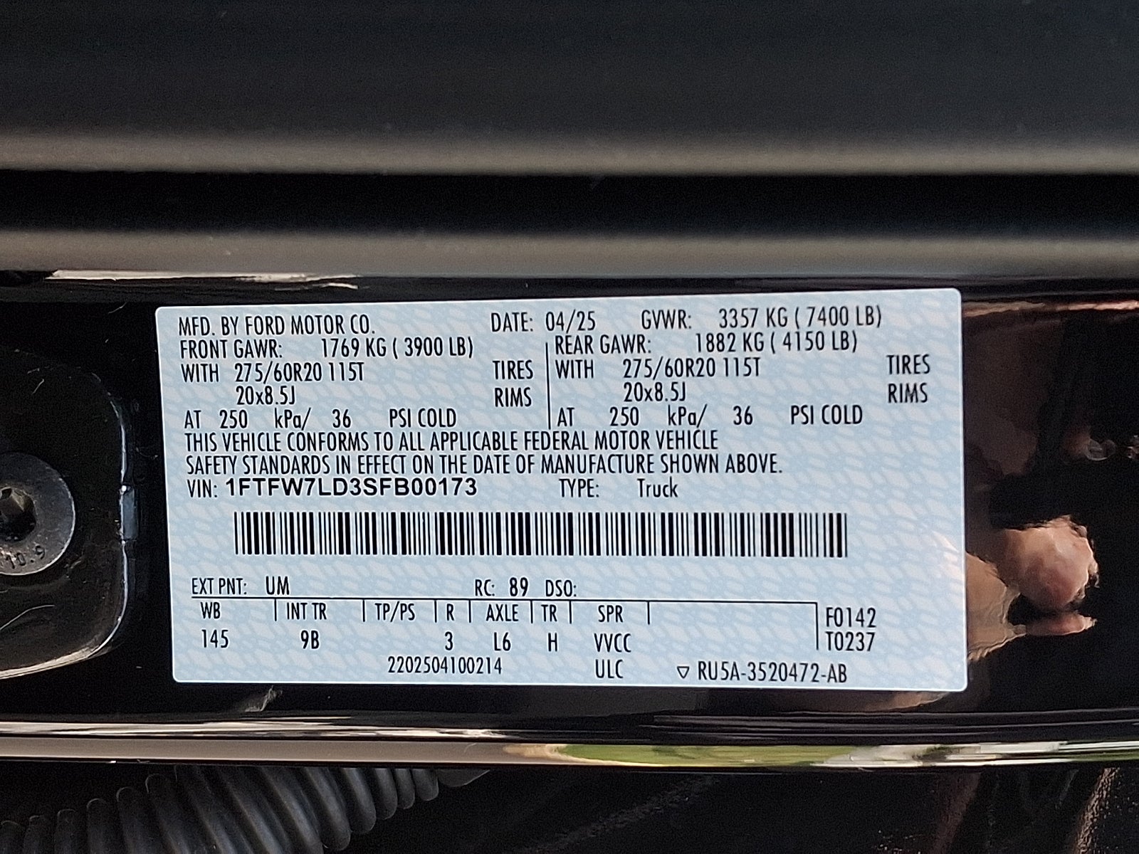 2025 Ford F-150 Platinum