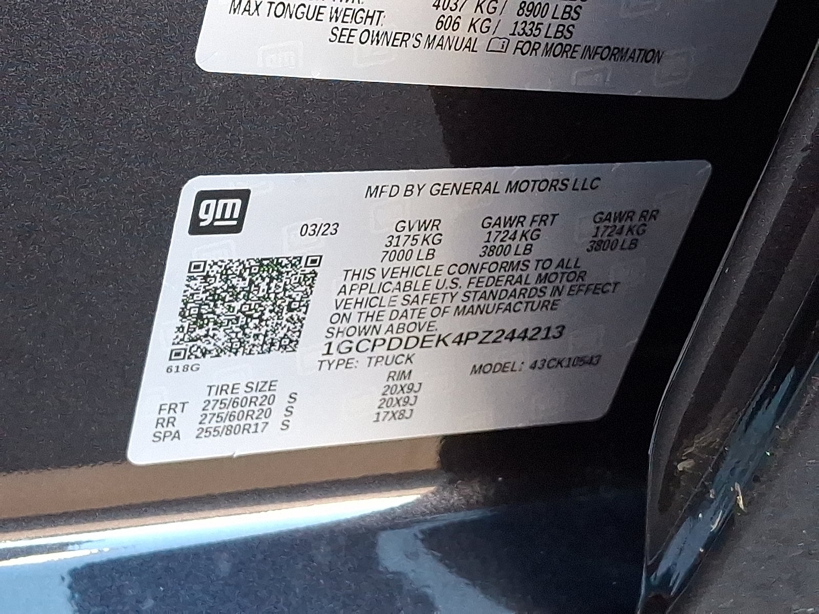 2023 Chevrolet Silverado 1500 4WD Crew Cab Standard Bed LT