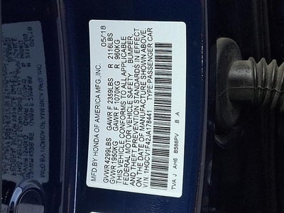 2018 Honda Accord EX
