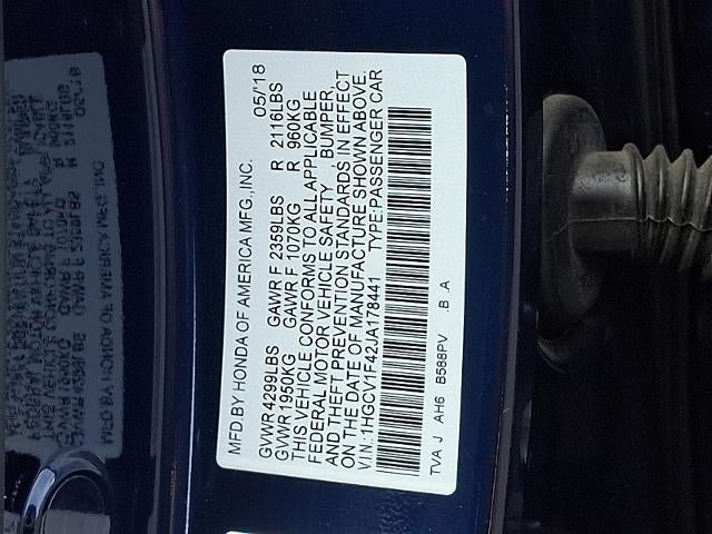 2018 Honda Accord EX