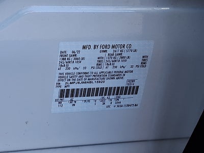 2022 Lincoln Nautilus Standard