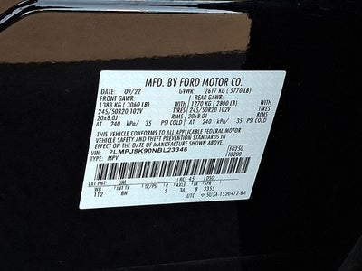 2022 Lincoln Nautilus Reserve