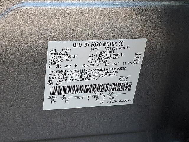 2020 Lincoln Nautilus Reserve