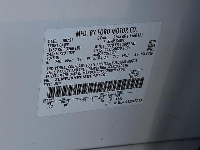 2021 Lincoln Nautilus Reserve