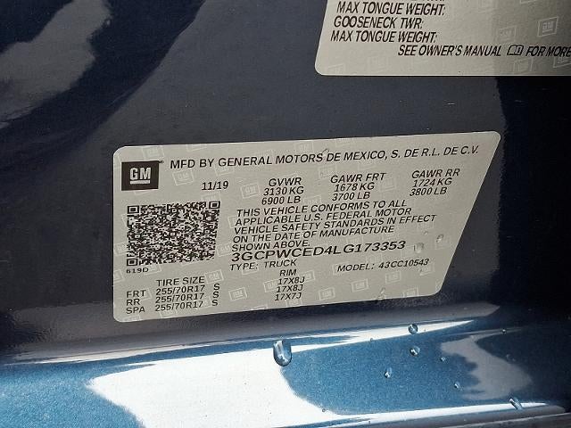 2020 Chevrolet Silverado 1500 2WD Crew Cab Short Bed LT