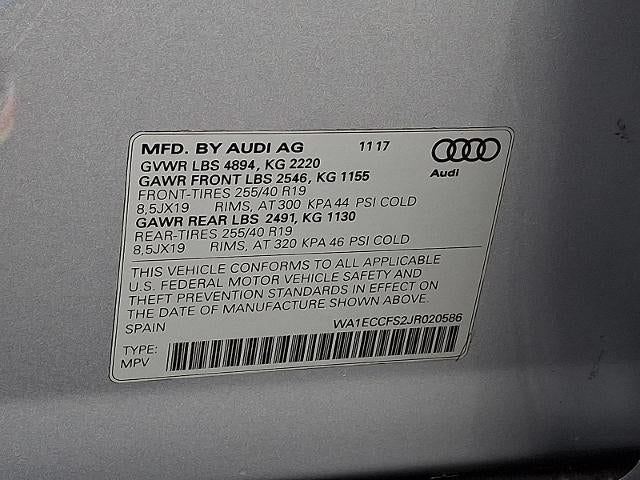 2018 Audi Q3 2.0T Premium