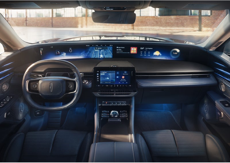 The panoramic display is shown in a 2026 Lincoln Nautilus® SUV. | Carman Lincoln in New Castle DE