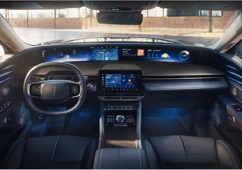 The panoramic display is shown in a 2026 Lincoln Nautilus® SUV. | Carman Lincoln in New Castle DE