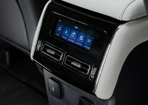 The second row touch screen displays audio and temperature control settings. | Carman Lincoln in New Castle DE
