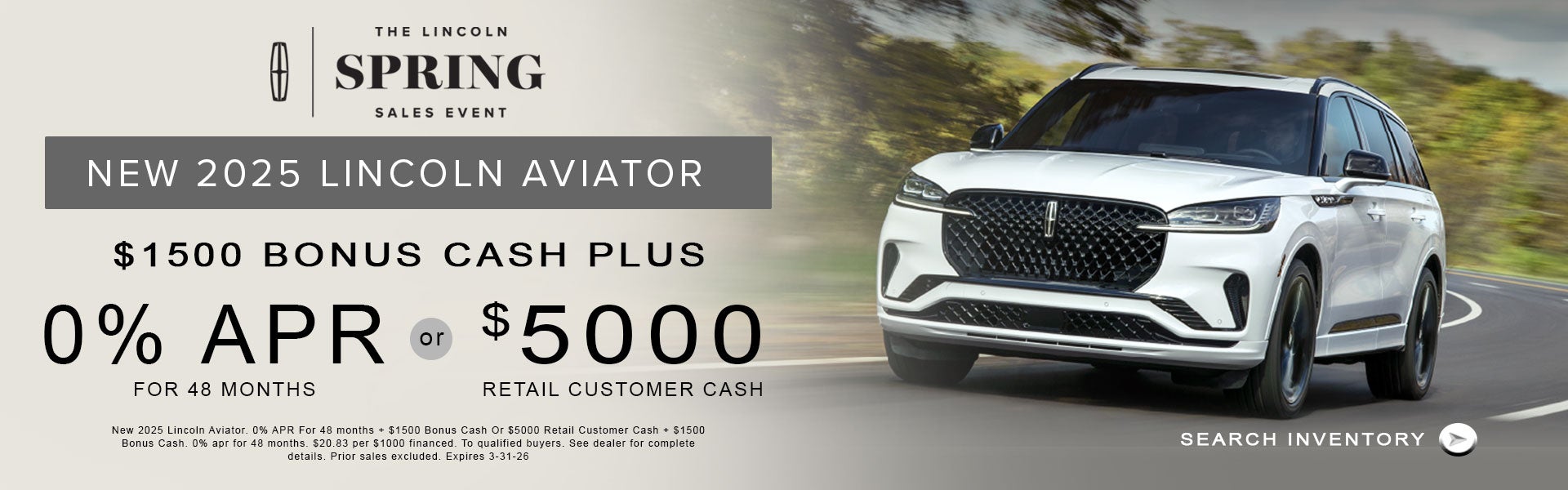 2026 Lincoln Aviator