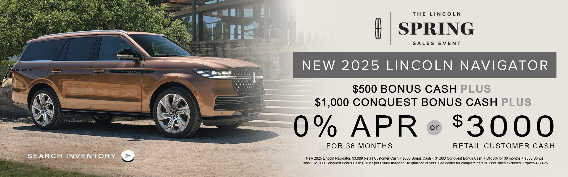 2026 Lincoln Navigator