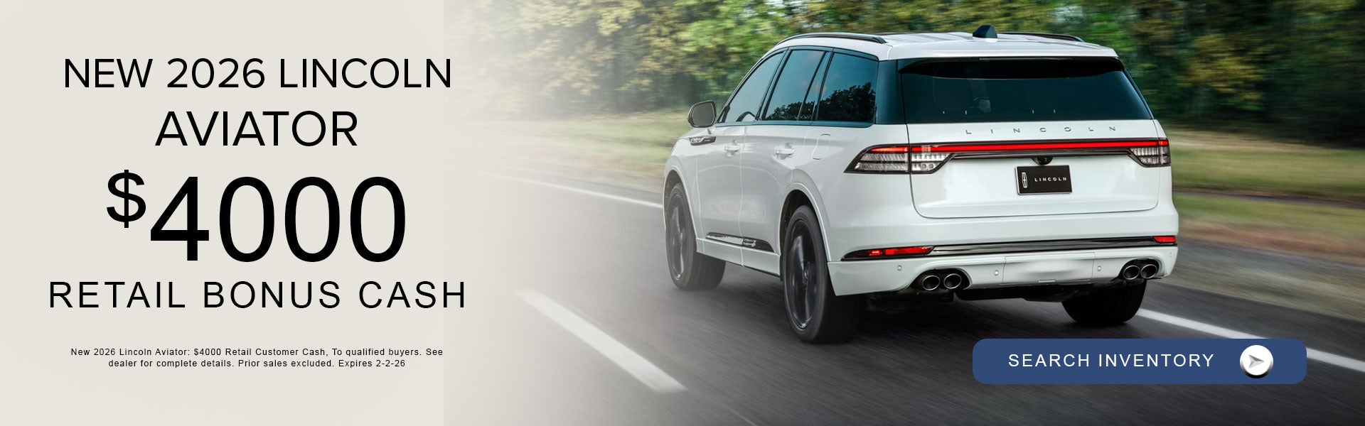 2026 Lincoln Aviator